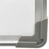 vidaXL Magnetic Dry-erase Whiteboard White 27.6x19.7" Steel