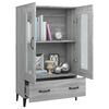 vidaXL Highboard Grey Sonoma Engineered wood Large Highboard