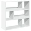 vidaXL Room Divider White Engineered Wood 39.4 in x 13.0 in x 37.2 in