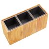 vidaXL Raised Bed Brown Solid Acacia Wood Medium Planters