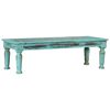 vidaXL Coffee Table Multicolor Solid reclaimed wood 43.3 x 19.7 x 13.4 in