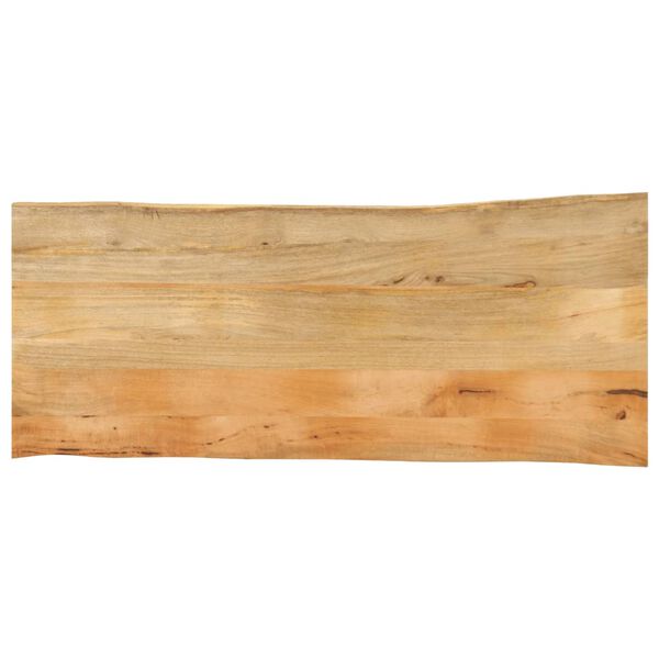 vidaXL Table Top 55.1"x23.6"x1.5" Live Edge Solid Wood Mango