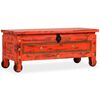 vidaXL Storage Chest Red Solid mango wood Large Storage Chest