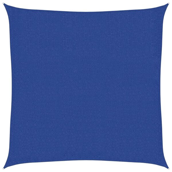 vidaXL Sunshade Sail 0.524 oz/ft² Blue 8.2‘x8.2‘ HDPE