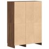 vidaXL Kitchen Cabinet Set Brown oak Engineered wood Kitchen Cabinet Set