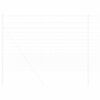 vidaXL Field Fence Gray 5.2'x 32.8'Steel