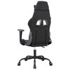 vidaXL Gaming Chair Black and Blue Faux Leather, Metal, Plywood