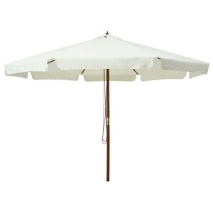 vidaXL Garden Parasol Sand White