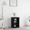 vidaXL Sideboard Black Oak 41 x 37 x 67 cm Engineered wood