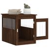 vidaXL Dog Crate Furniture Brown Oak Engineered wood and steel