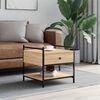 vidaXL Coffee Table Sonoma Oak Engineered Wood Small Coffee Table