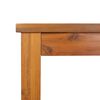 vidaXL Garden Dining Table Wood Brown Solid Acacia Wood 35.4x35.4 in