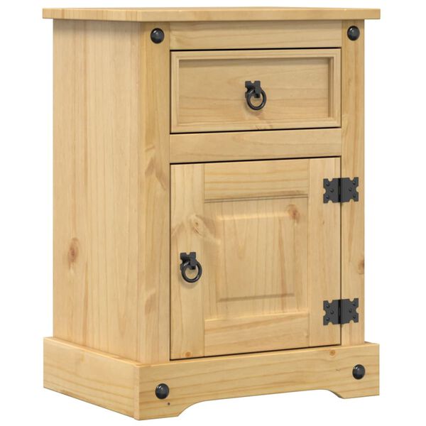 vidaXL Bedside Cabinet Honey Brown