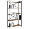 vidaXL Bookshelf Old wood 31.50 x 11.81 x 61.02 in Engineered Wood