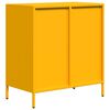 vidaXL Sideboard Mustard Yellow Cold-rolled steel Medium Sideboard