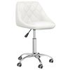 vidaXL Swivel Dining Chair Set of 2 White