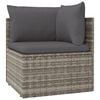 vidaXL Garden Lounge Set Grey