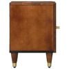 vidaXL Bedside Cabinet with Door Honey brown 15.75 x 12.99 x 18.11 in