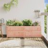 vidaXL Garden Planter Wood Solid Douglas wood Large Durable