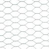 vidaXL Chicken Wire Fence Steel with PVC Coating 82.0x4.9' Green