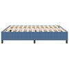 vidaXL Platform Bed Frame Blue 70.87 x 78.74 in Fabric