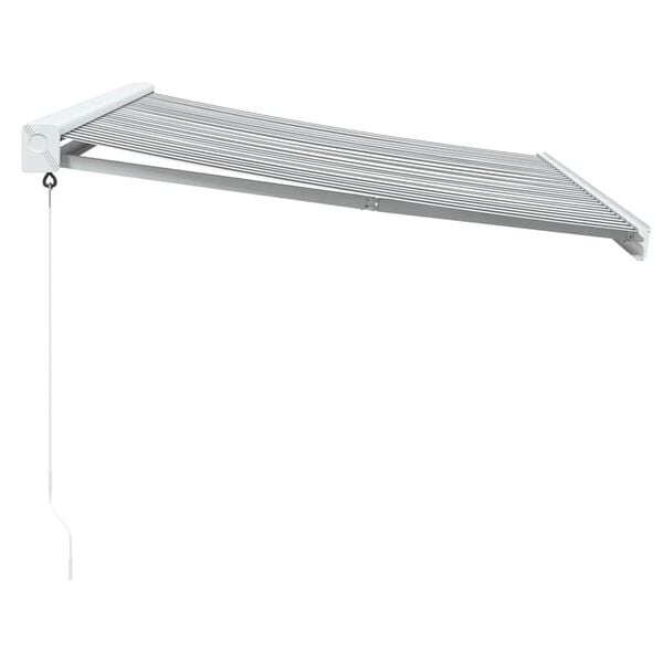 vidaXL Retractable Awning Anthracite and white