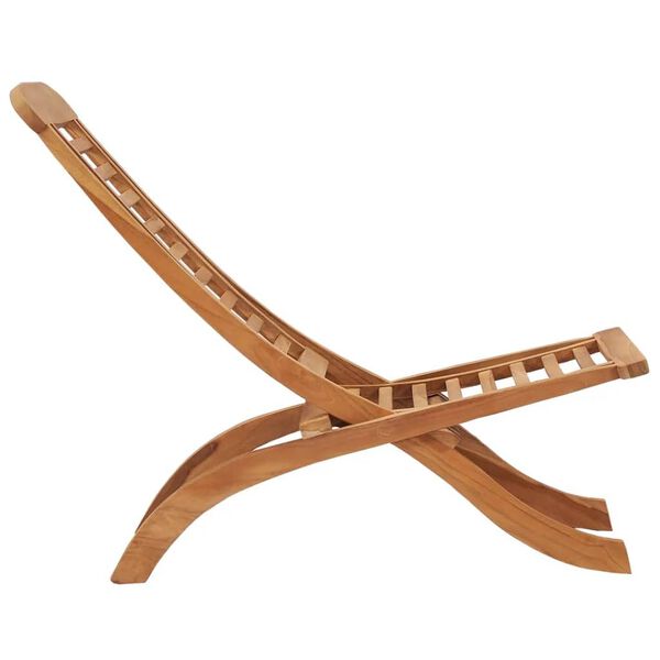 vidaXL Garden Chair Teak Solid Teak wood with water-based finish Medium