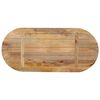 vidaXL Table Top Natural wood Solid mango wood 31.5 in x 15.7 in