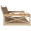 vidaXL Patio Swing Bench Beige