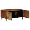 vidaXL Coffee Table Honey Brown 31.50 x 19.69 x 15.75 in