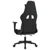 vidaXL Gaming Chair Black and Red Polyester, Metal, Plywood, Plastic, Foam