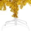 vidaXL Artificial Pre-lit Christmas Tree with Ball Set Gold 70.9" PET