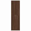 vidaXL Wardrobe Brown Oak 21.65 x 9.84 x 74.41 in Engineered Wood