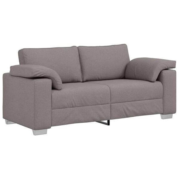 vidaXL Sofa Taupe 70.87 x 30.31 x 32.28 in Fabric