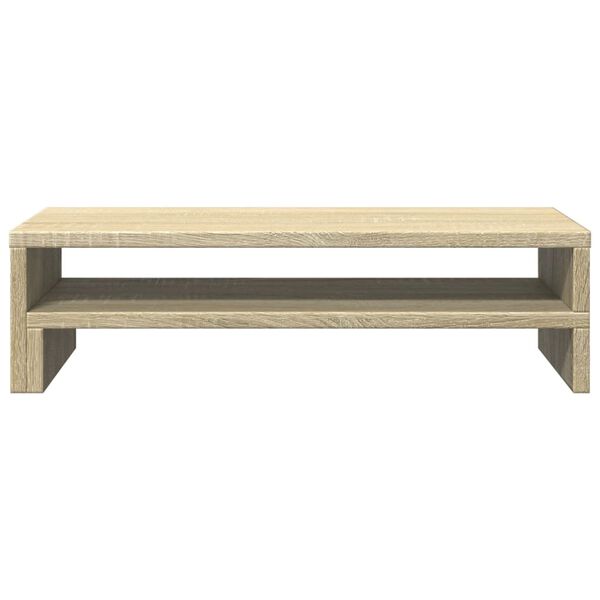 vidaXL Monitor Stand Sonoma Oak 21.3x8.7x5.9" Engineered Wood