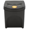 vidaXL Stackable Garbage Bin Boxes 4 pcs Grey 26.4 gal Polypropylene