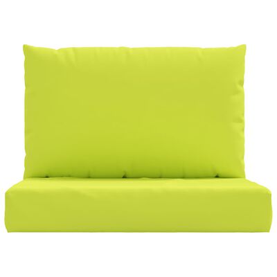 vidaXL Pallet Sofa Cushions 2 pcs Bright Green Fabric