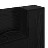 vidaXL Headboard Black Oak 47.24 x 5.91 x 40.75 in Engineered Wood