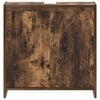 vidaXL Bathroom Cabinet Smoked oak Engineered wood 23.6 x 13.0 x 24.0 in