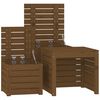 vidaXL Garden Box Set Honey brown Solid pine wood Small and large sizes