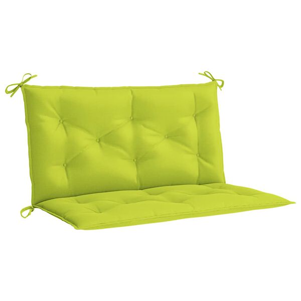 vidaXL Garden Bench Cushion Set of 2 Bright green