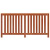 vidaXL Radiator Cover Wax Brown 66.5"x7.5"x33.1" Solid Wood Pine