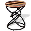 vidaXL End Table Multicolor Solid reclaimed wood top Medium Durable