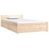 vidaXL Bed Frame without Mattress with Drawers 90 x 78.7 " (815029+814984)