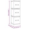 vidaXL Storage Cabinet Grey Steel Medium Lightweight Storage Cabinet