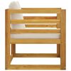 vidaXL Garden Lounge Set Cream and Acacia Wood