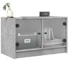 vidaXL TV Cabinet Concrete Gray Engineered Wood Compact TV Cabinet