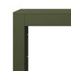 vidaXL Firewood Rack Green 23.6x15.7x31.5" Steel