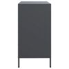 vidaXL Sideboard Anthracite Cold-rolled steel 26.8 in x 15.4 in x 28.9 in