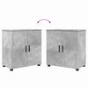 vidaXL Bathroom Furniture Set with Drawer 3 pcs Concrete Grey
